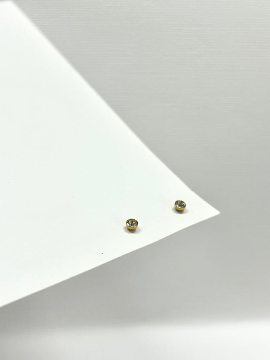 Mini Circle Studs | Duo