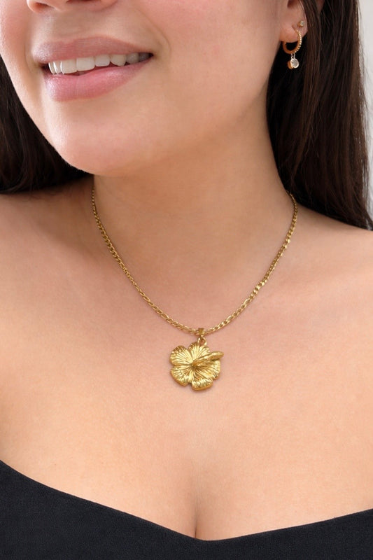 Maga Flower | Stainless Steel Necklace