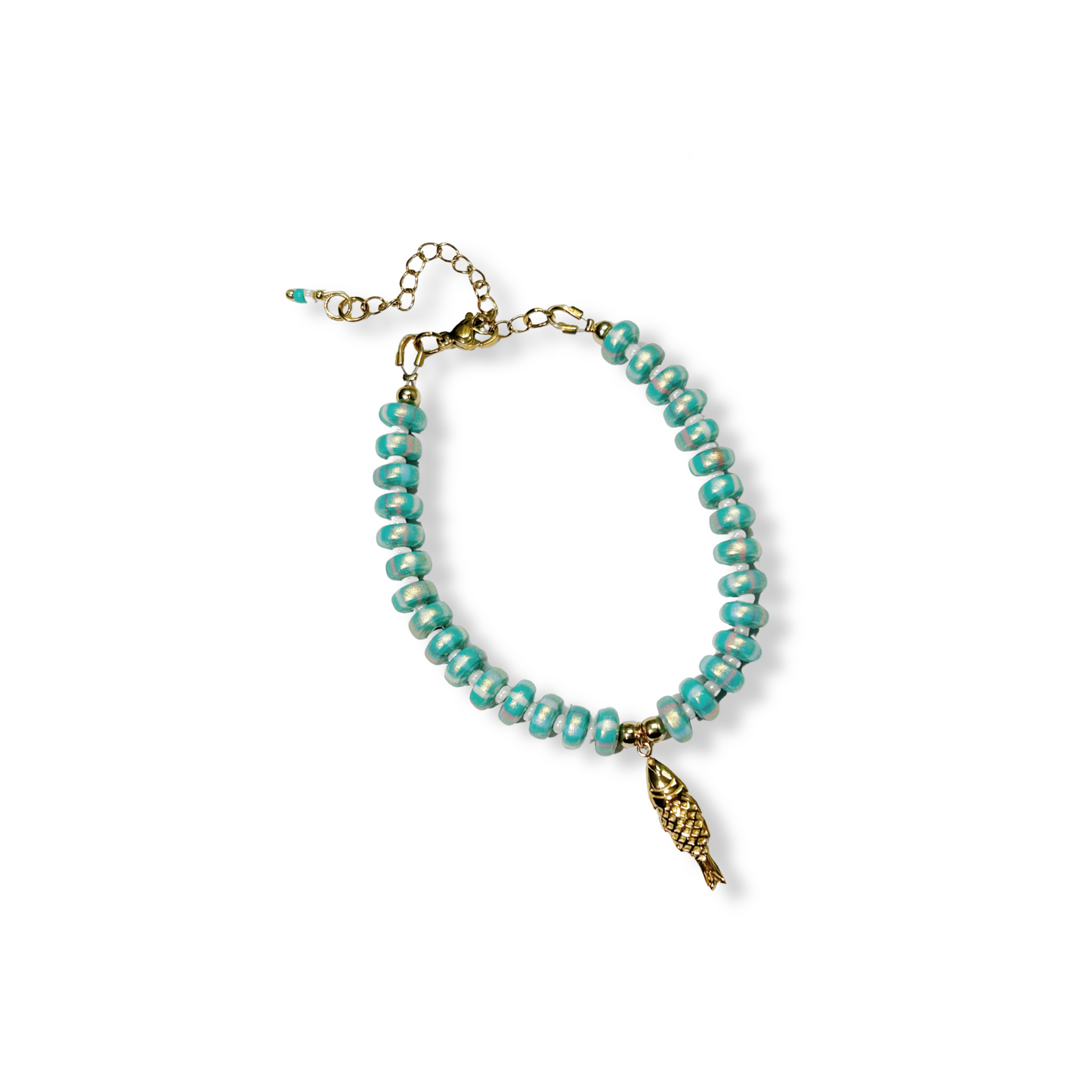 Golden Fish Set - Necklace & Bracelet