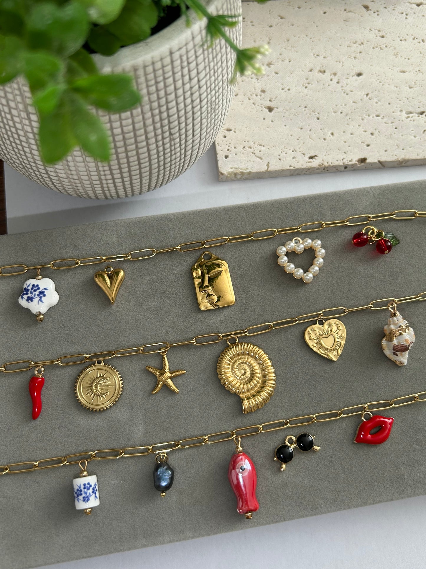 Red Chili Charm | Gold Plated