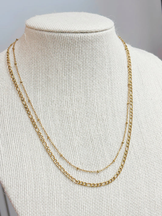 Set Dupla - Collar Doble Cadena