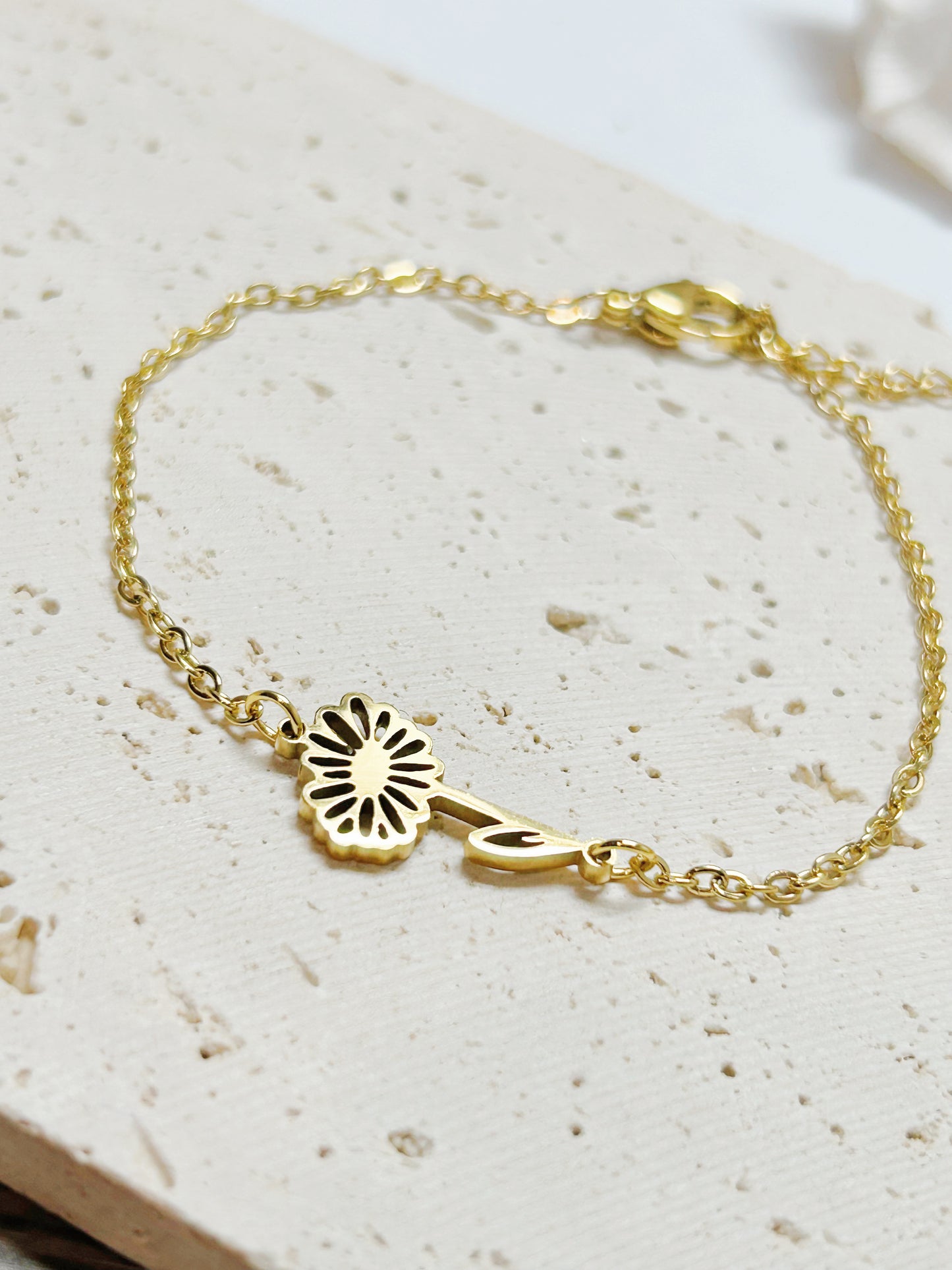 Golden Daisy Bracelet