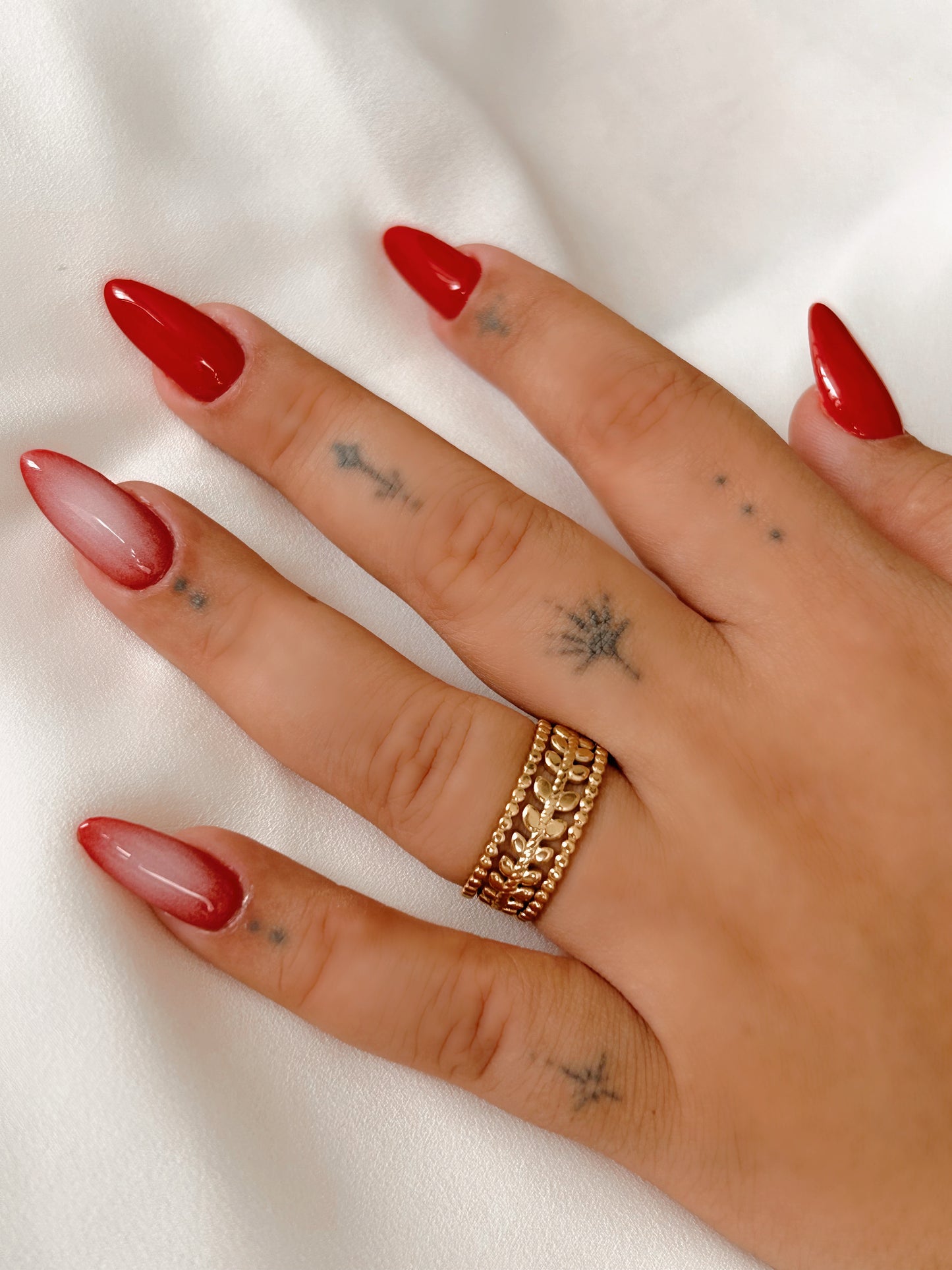 Golden Lace Ring | Stainless Steel
