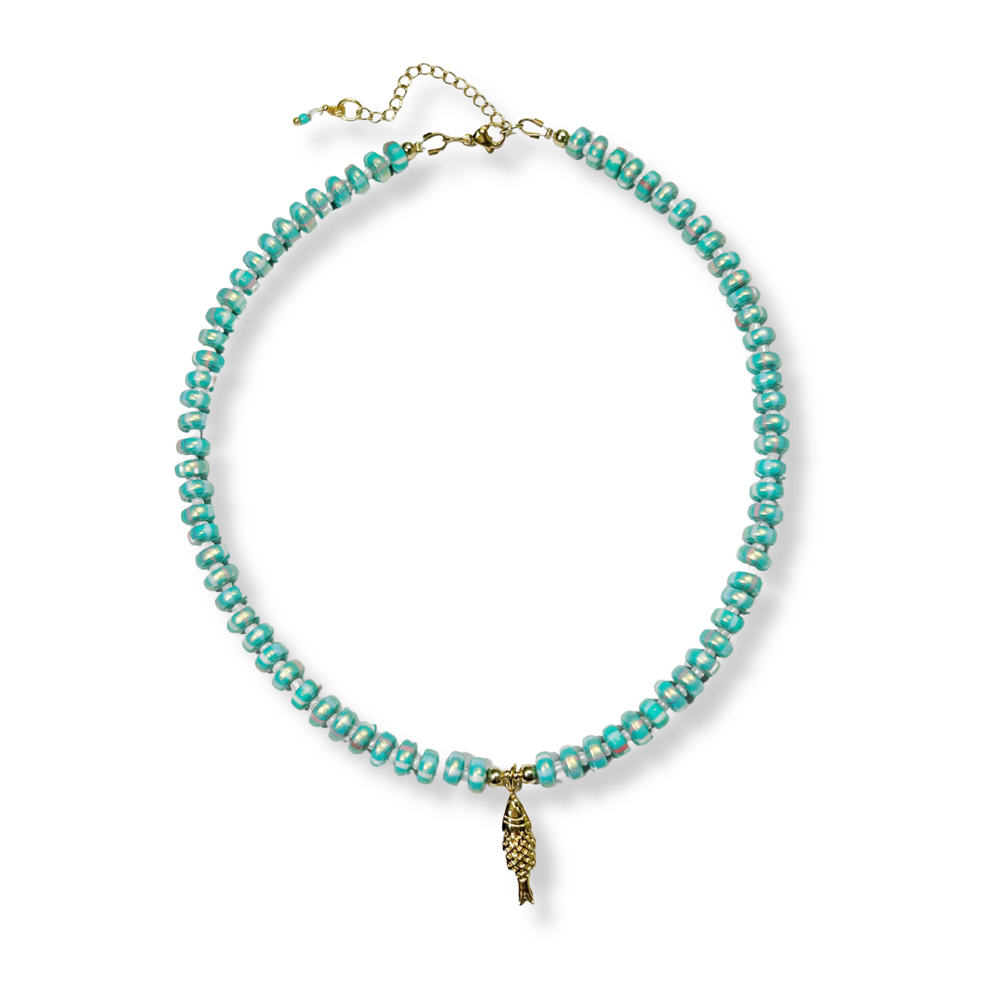 Golden Fish Set - Necklace & Bracelet
