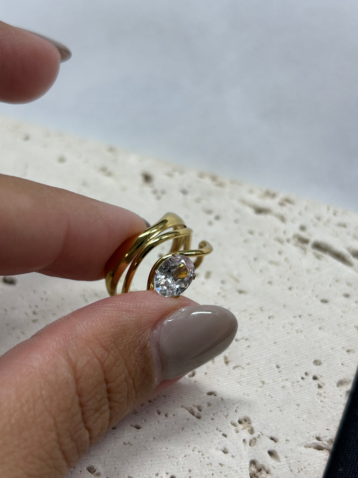 Anillo Gota de Miel | Golden Brunch