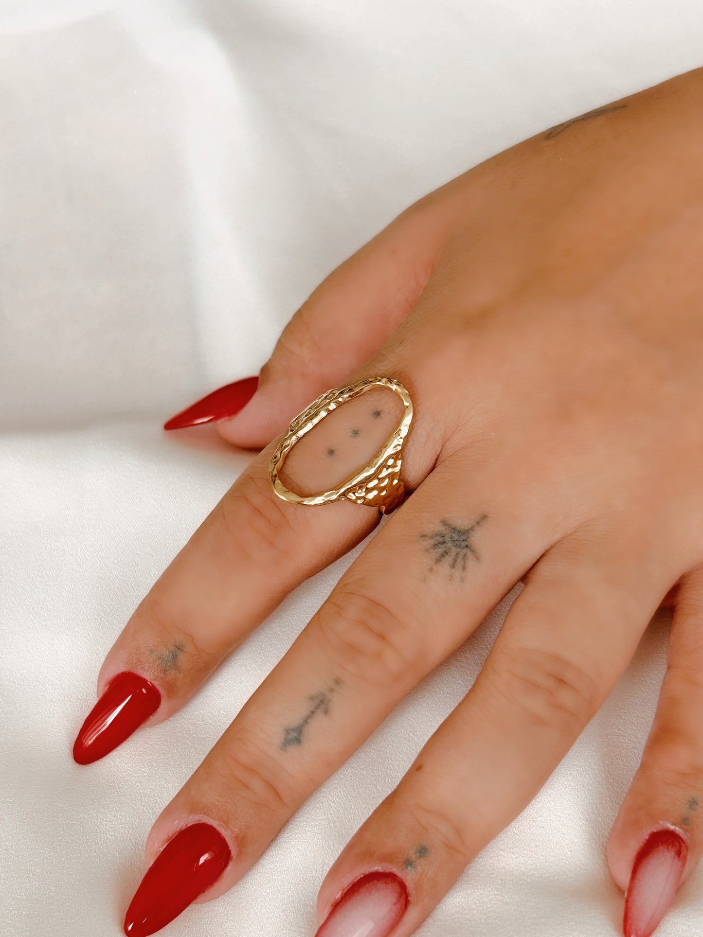 Oval Vintage Ring | Stainless Steel