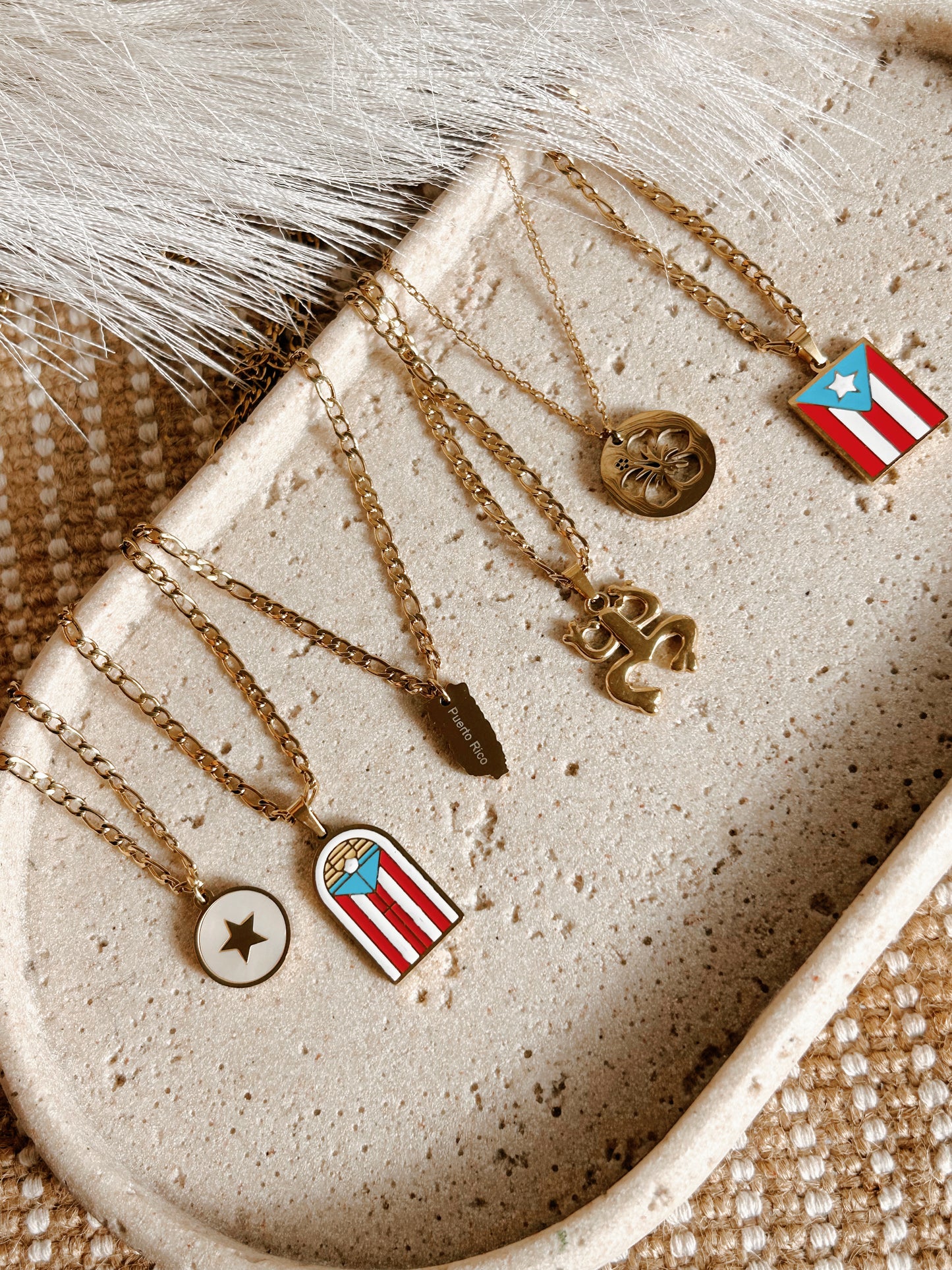 Mi Bandera Necklace | Stainless Steel