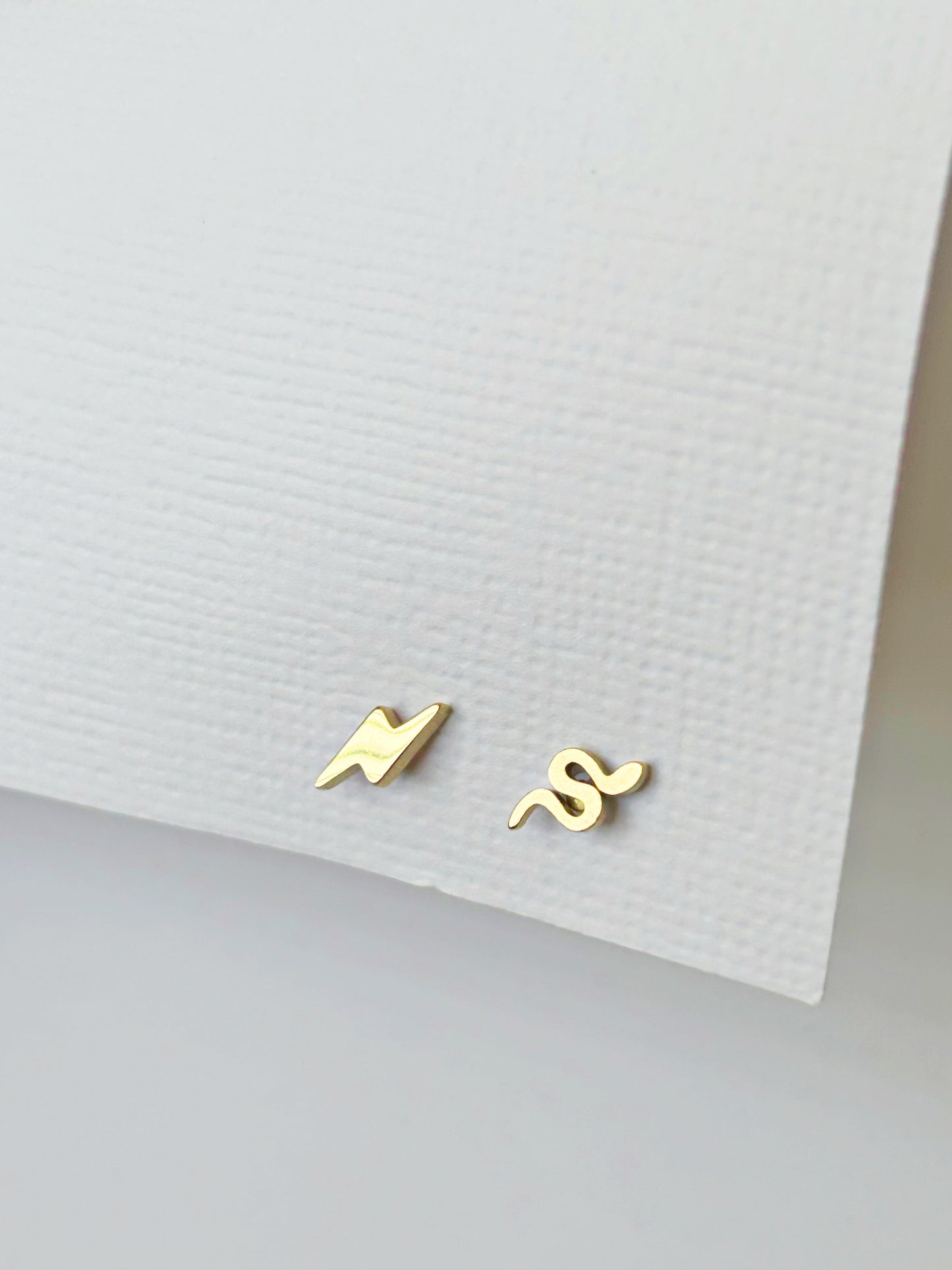 Lightning & Snake Studs | Duo Studs