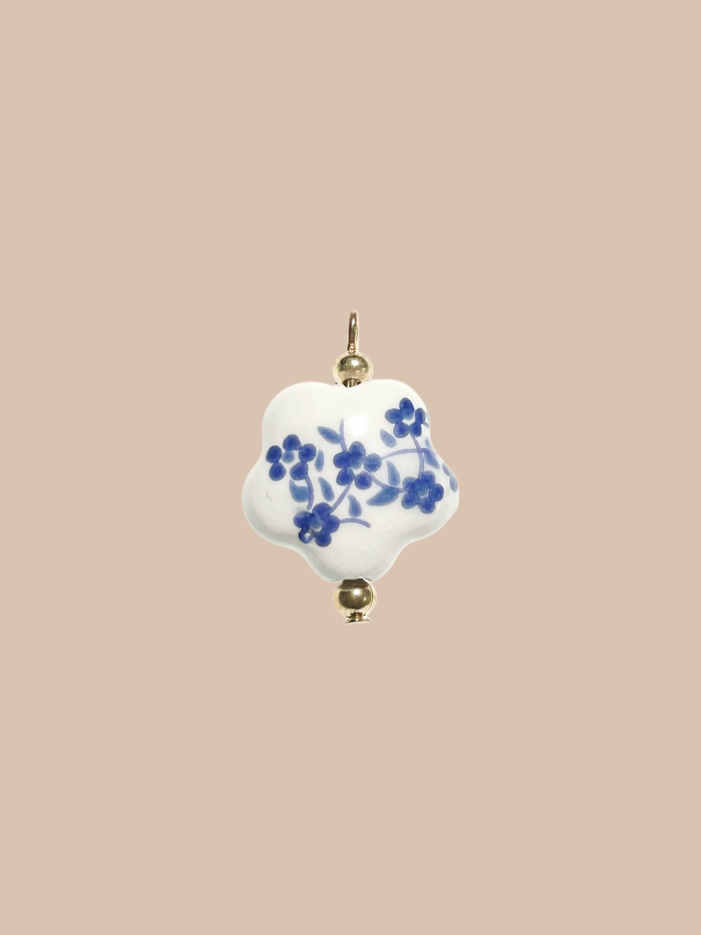 Porcelain Lily Charm