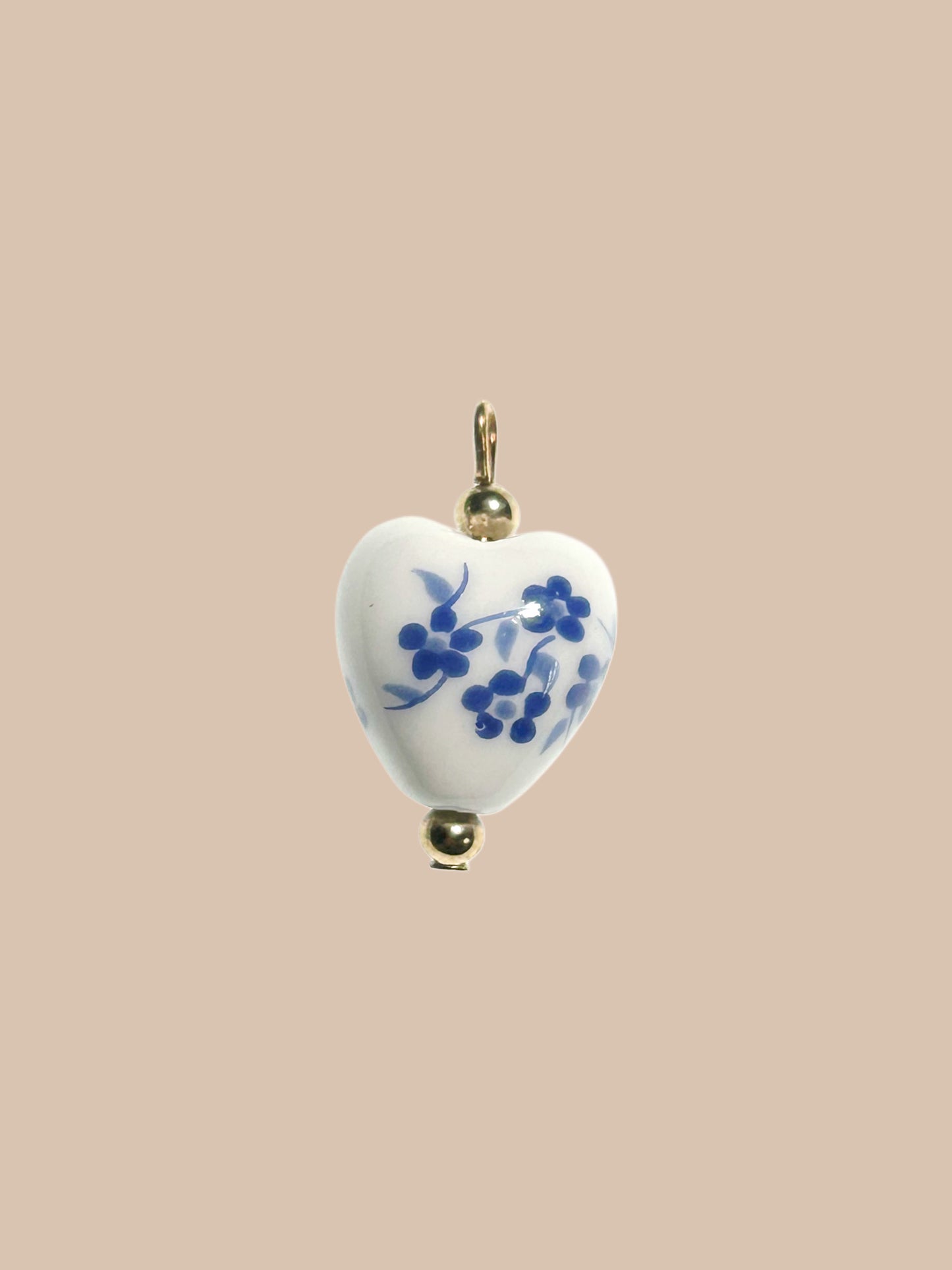 Porcelain Lily Charm