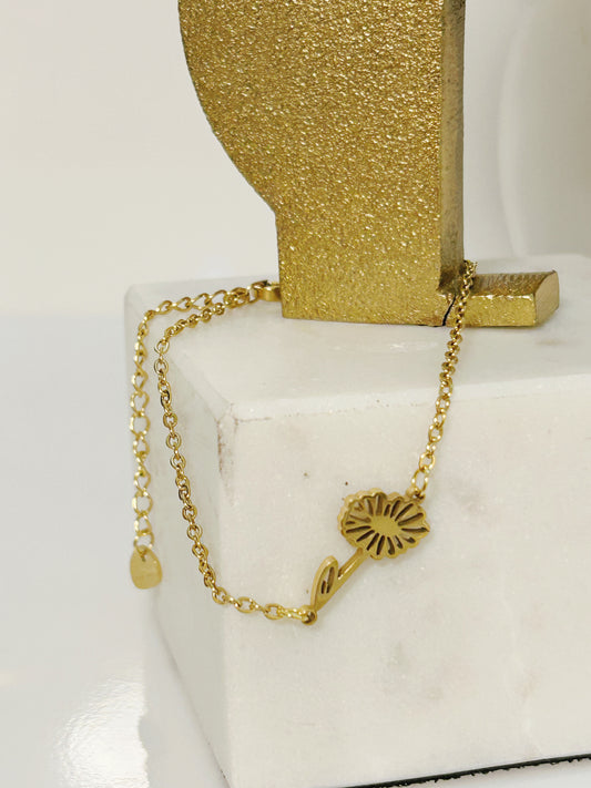 Golden Daisy Bracelet