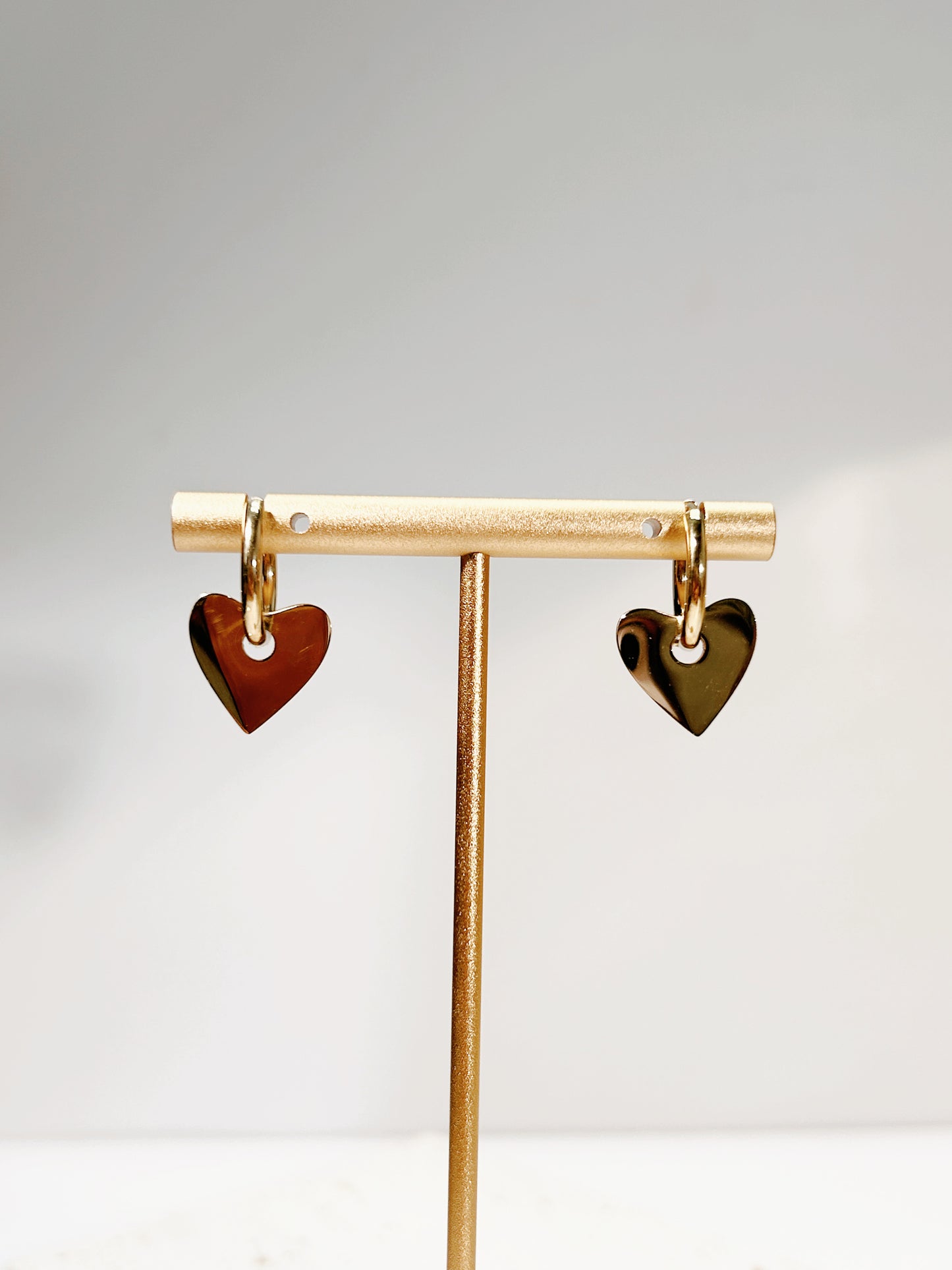 Golden Heart Hoop