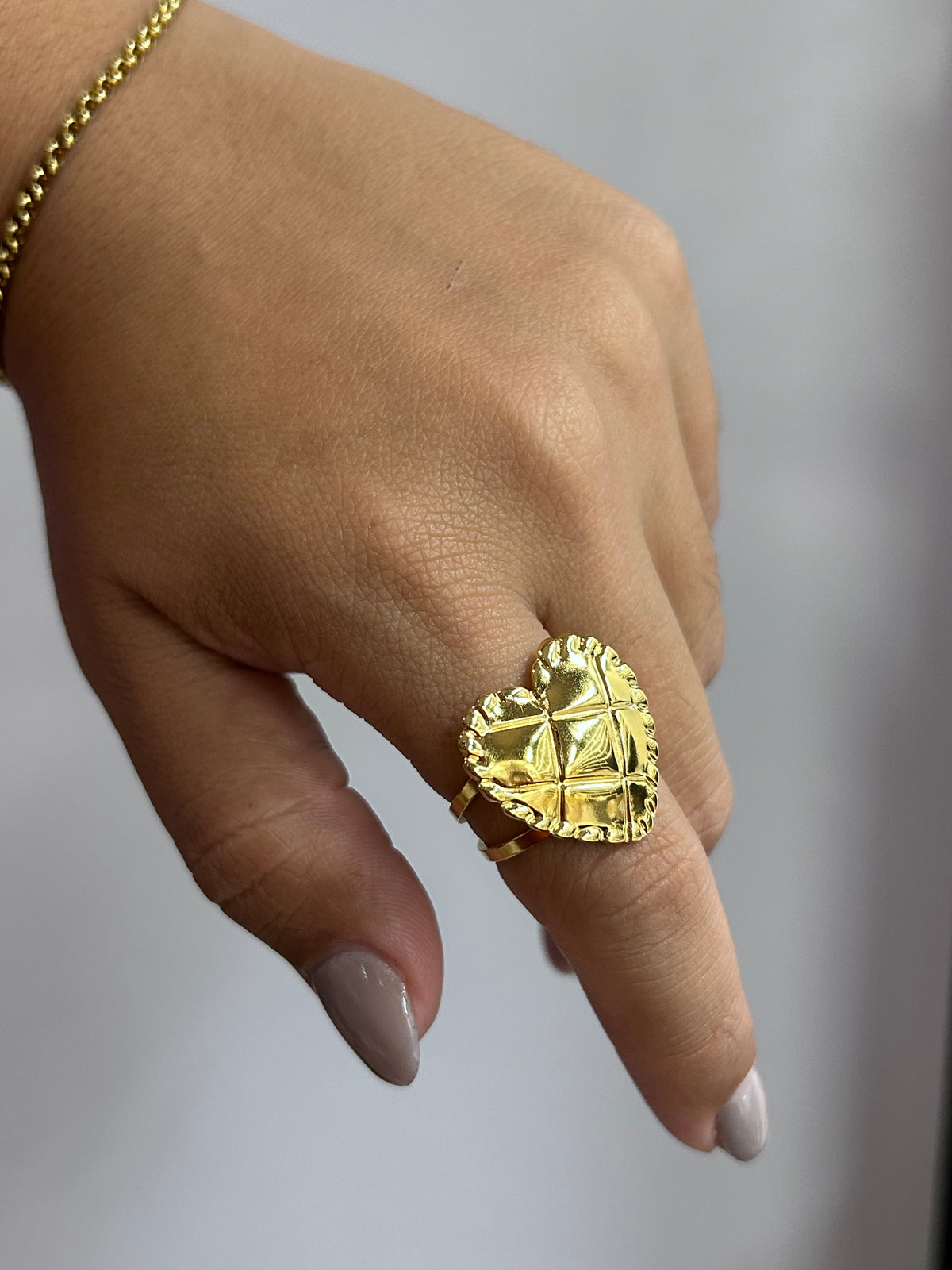 Anillo Tarta de corazón | Golden Brunch
