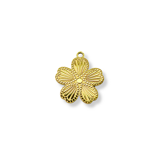 Golden Bloom Charm