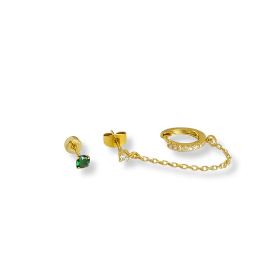 Golden Ivy | Set of three pieces (for one ear)