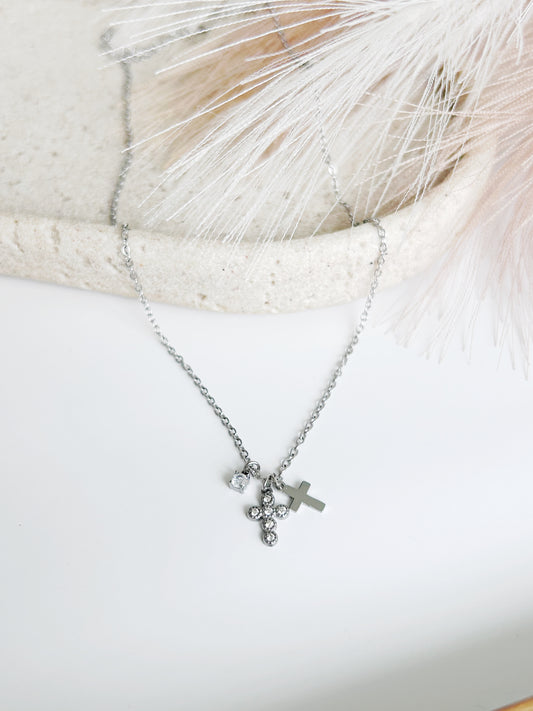 Mini Cross Necklace