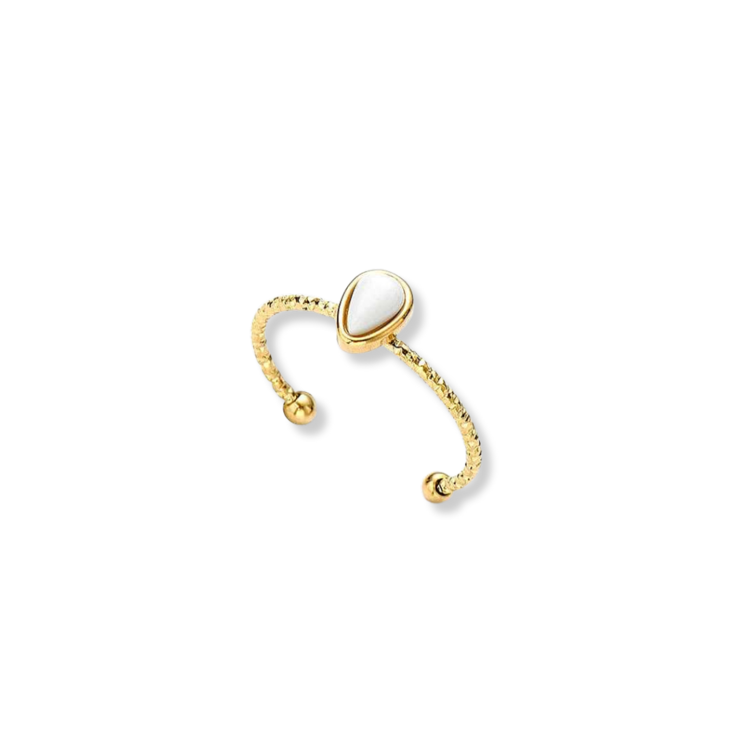 Dewdrop Ring | Titanium Steel