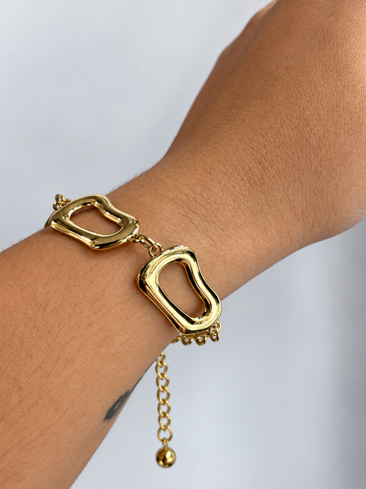 Brazalete Eslabón de Miel | Golden Brunch
