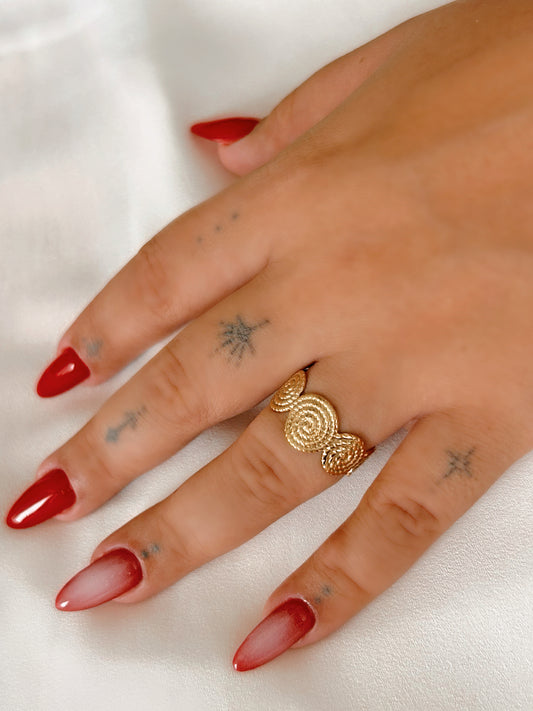 Spiral Glow Ring | Stainless Steel