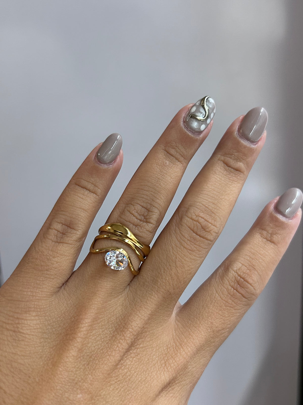 Anillo Gota de Miel | Golden Brunch