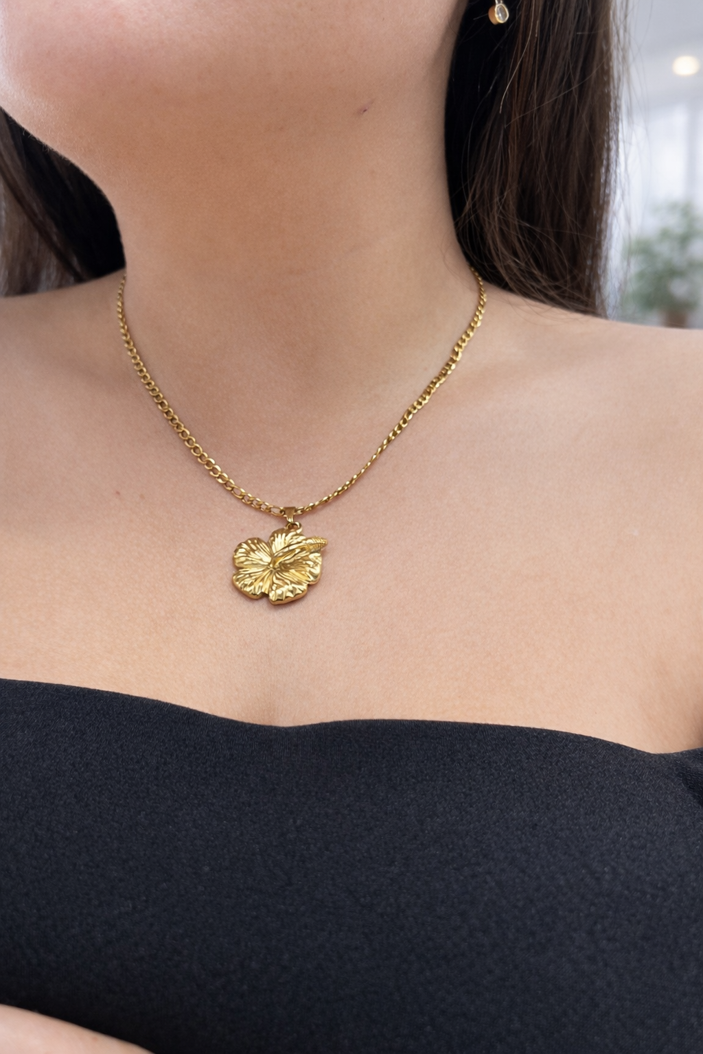 Maga Flower | Stainless Steel Necklace