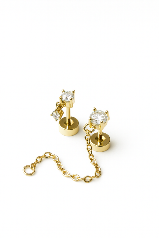 Elegant Shine | Duo Studs