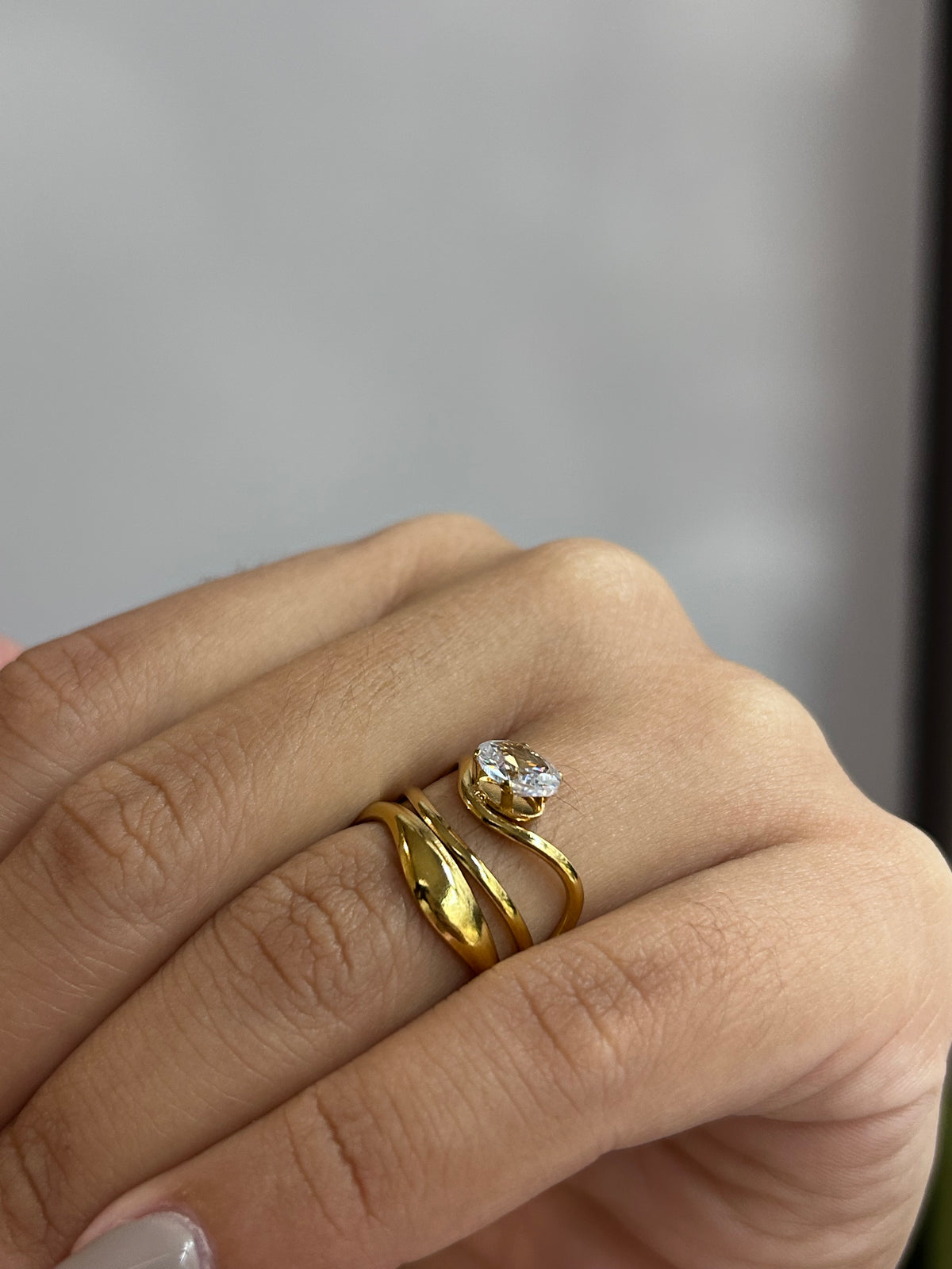 Anillo Gota de Miel | Golden Brunch