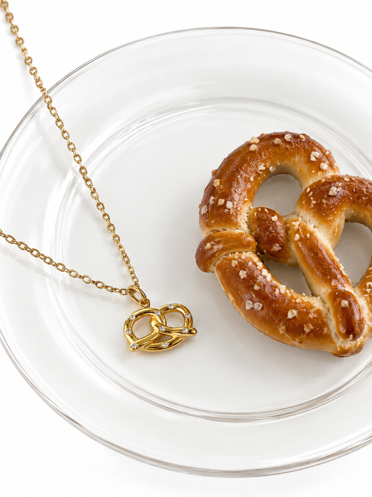 Collar Pretzel Crystal | Golden Brunch
