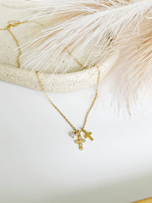Mini Cross Necklace