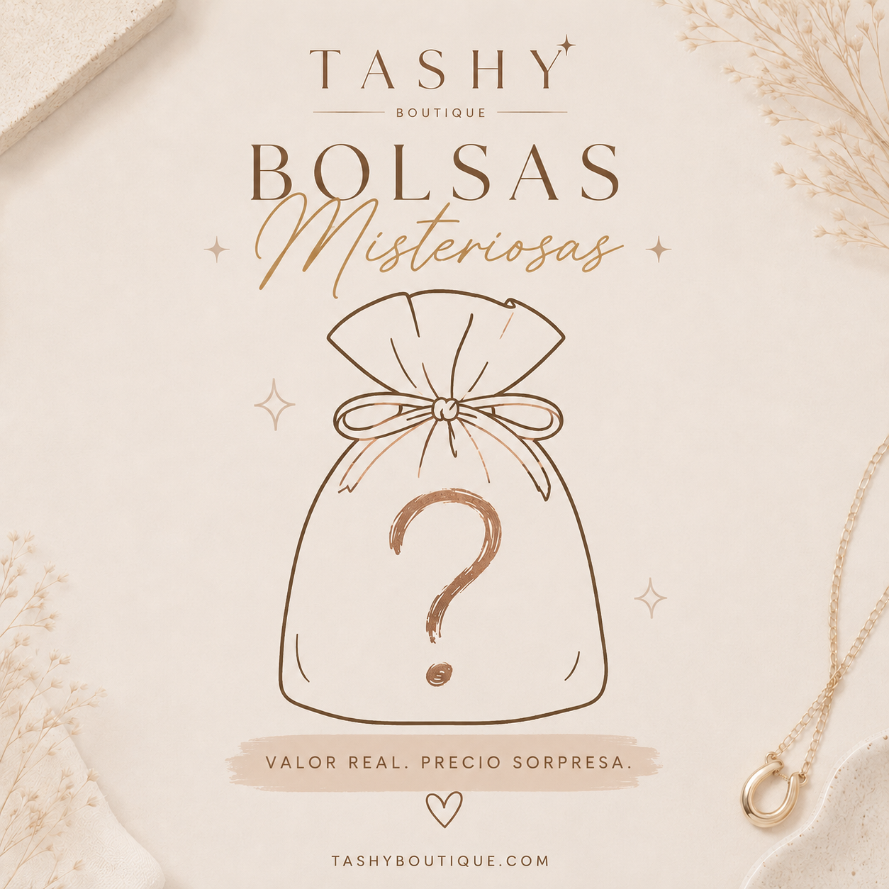 Bolsa Misteriosa TASHY por aniversario de 2 años