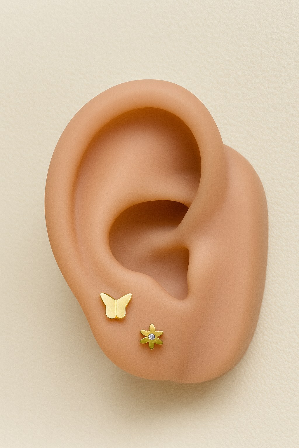 Daisy & Butterfly | 2 Pairs Studs