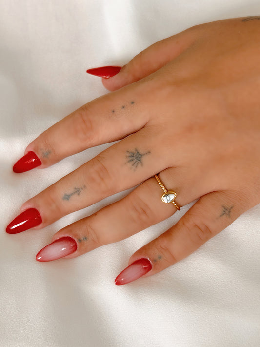 Dewdrop Ring | Titanium Steel