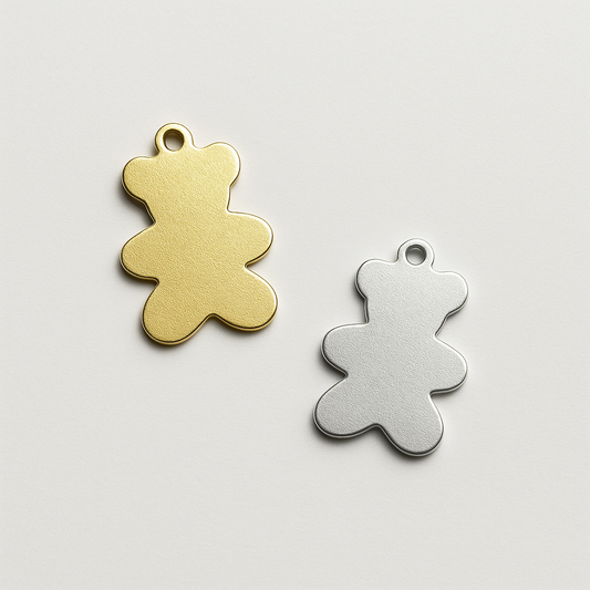 Bear Charm | Gold or Silver
