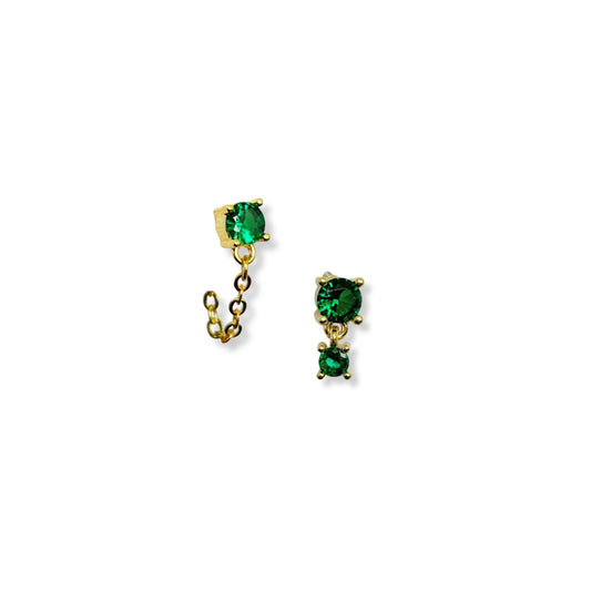 Esmeralda | Duo Studs