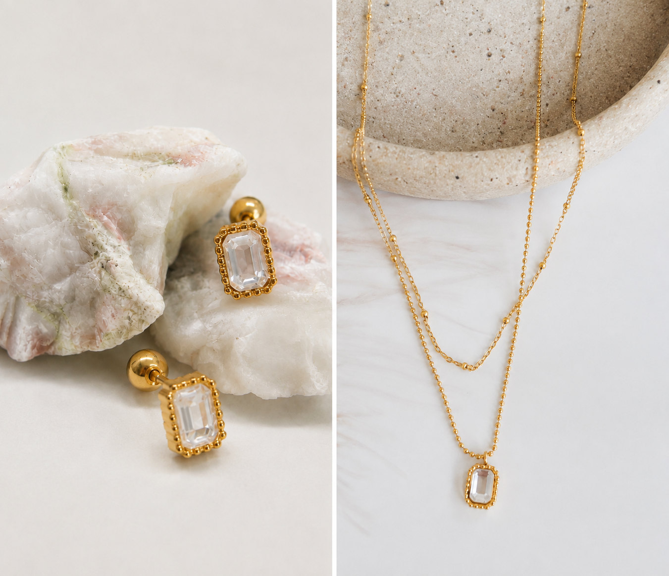 Set Amalfi Glaciar | 3 piezas