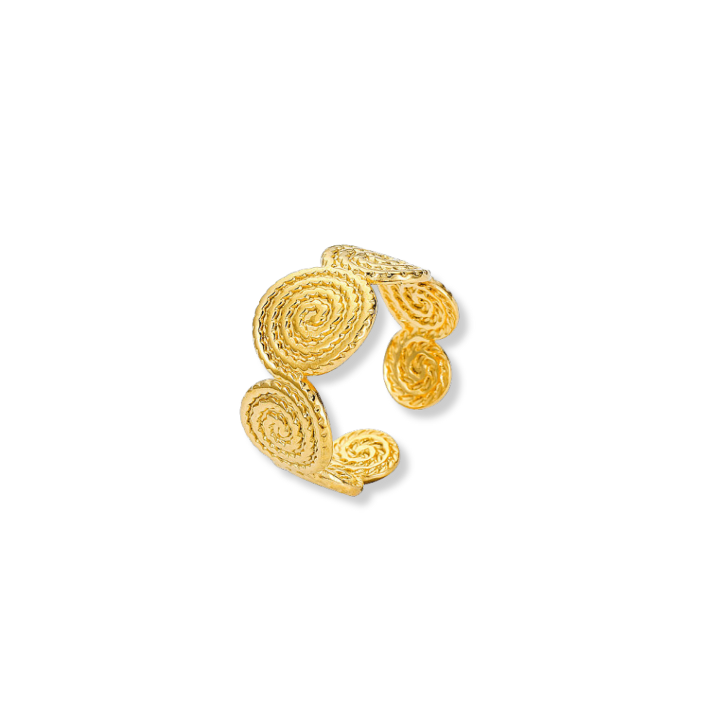 Spiral Glow Ring | Stainless Steel