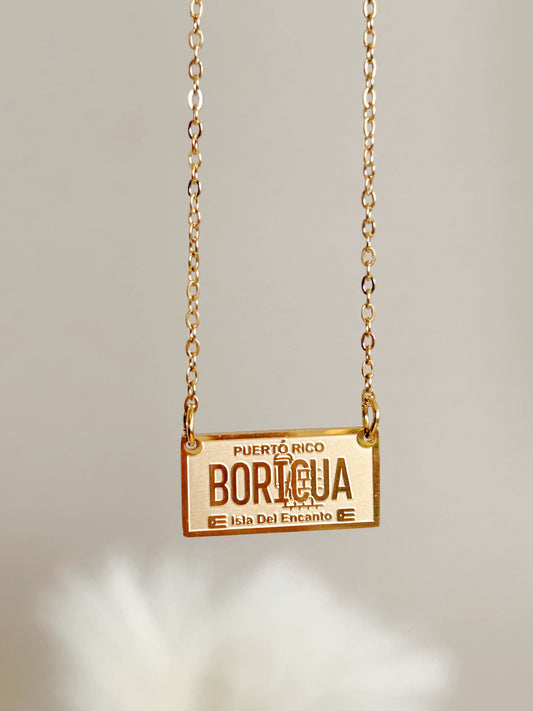 Boricua-Tablilla-Acero Inoxidable