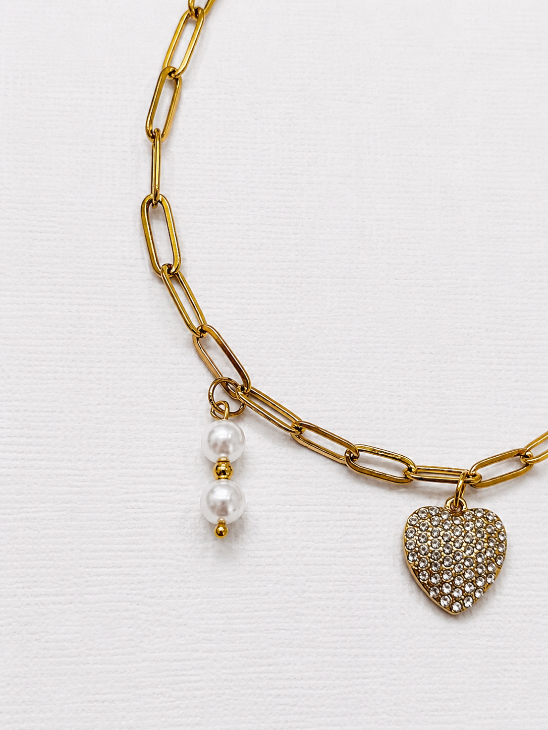 Jet Set Heart Necklace | One of a kind