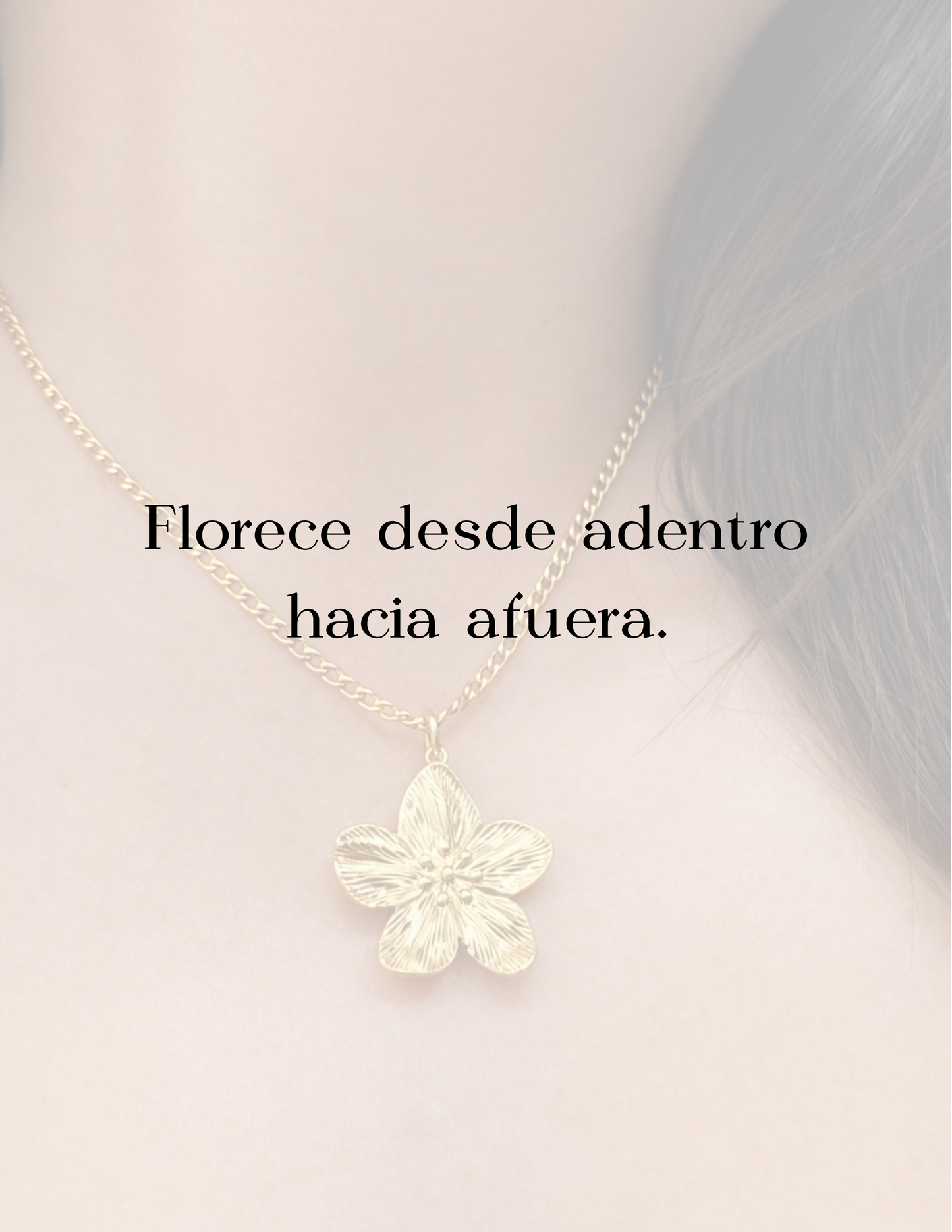 Flor de Cinco Petalos| Stainless Steel Necklace