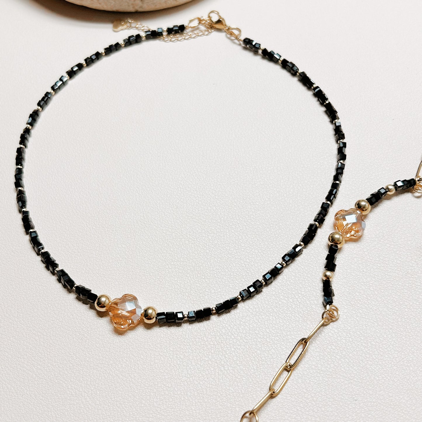 Golden Onyx Set | Hand Made Necklace