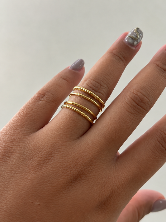 Anillo Autumn Twist | Golden Brunch