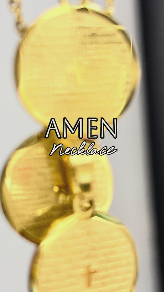 Amen Necklace | Stainless Steal